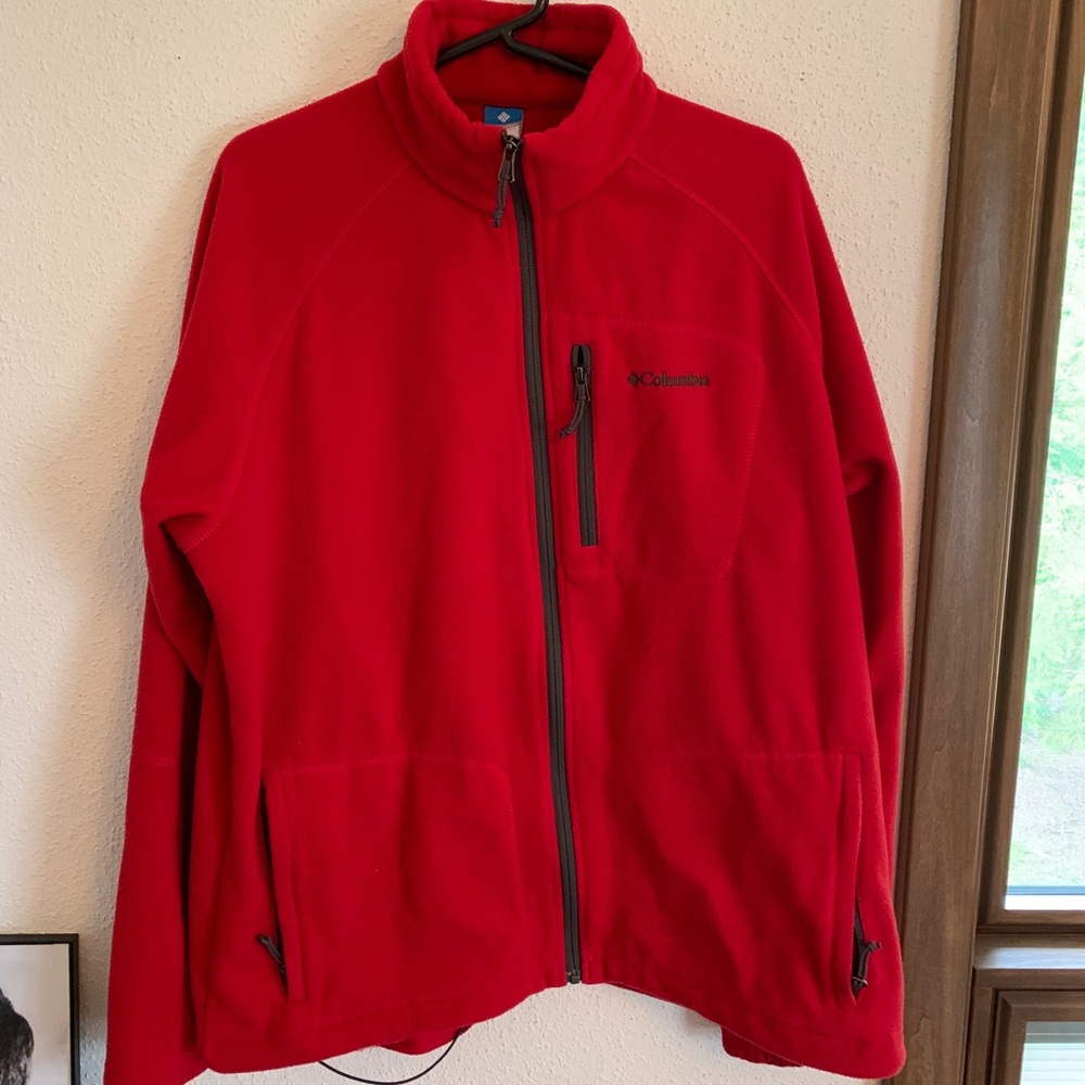 Men’s Columbia Full Zip Fleece Hoodie Large